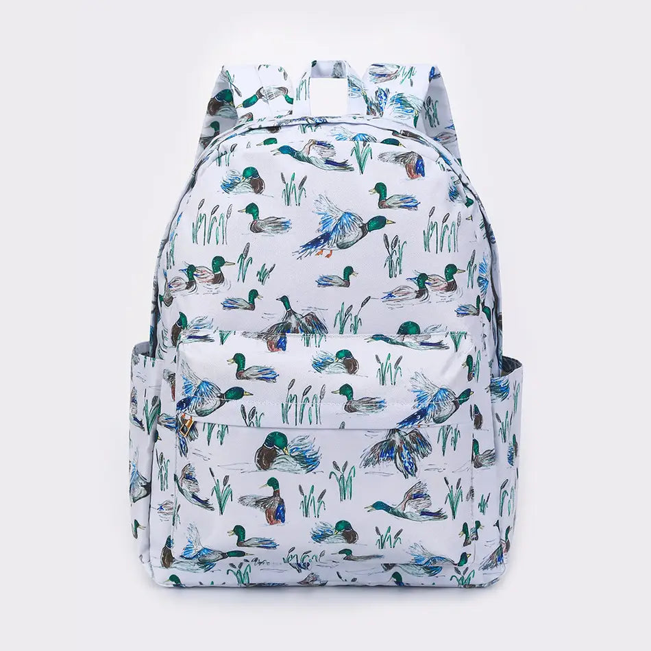 Kids Backpack with Duck Print