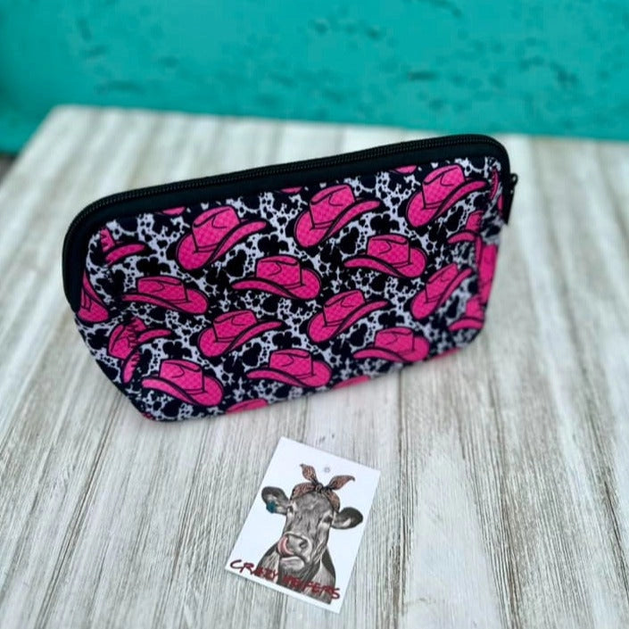 Western Neoprene Makeup Bags