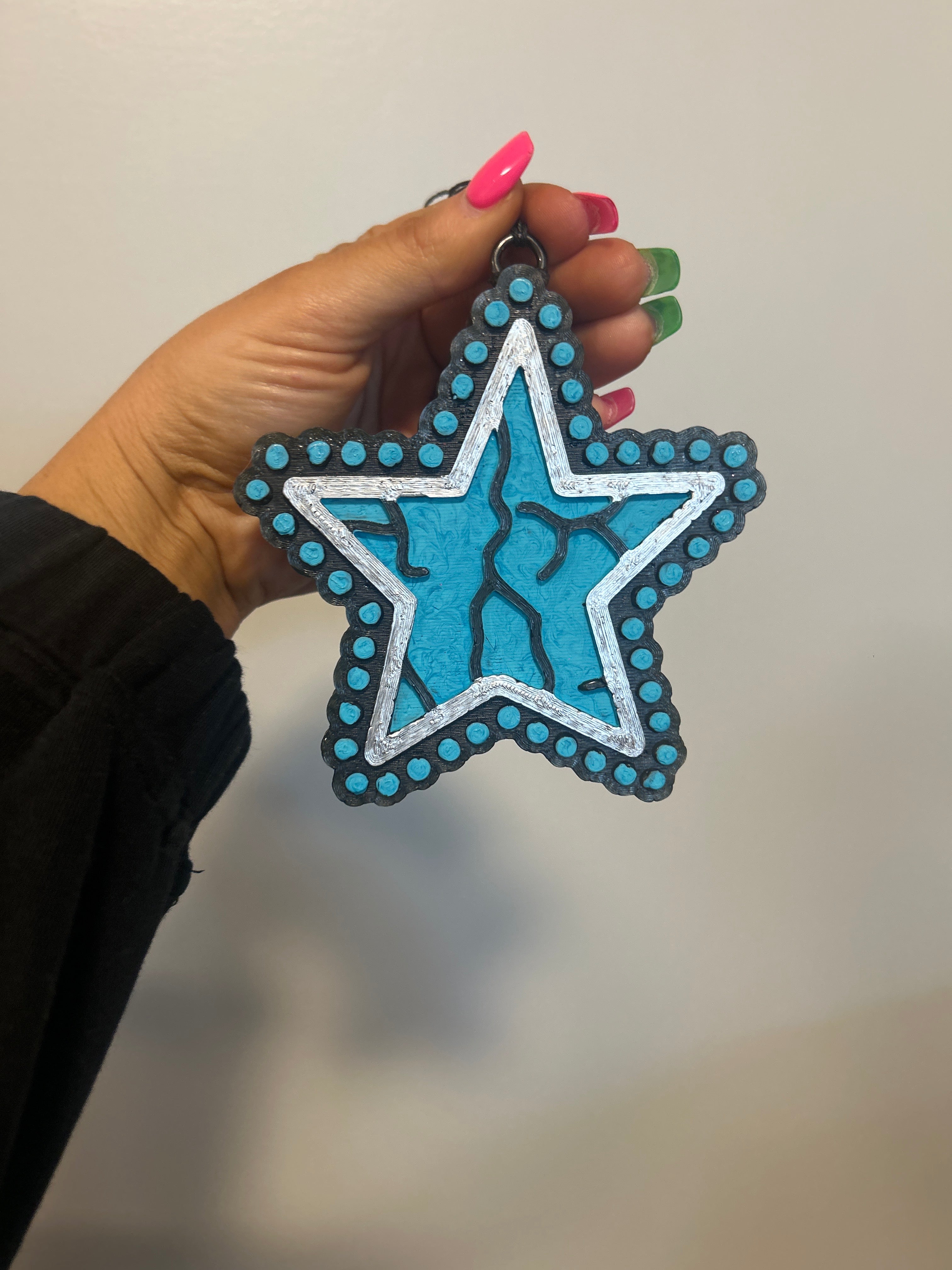 Turquoise Star Freshie