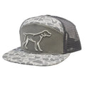 Grey Backwoods Camo Hat