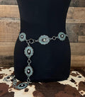 Turquoise Mesa Patina Concho Belt