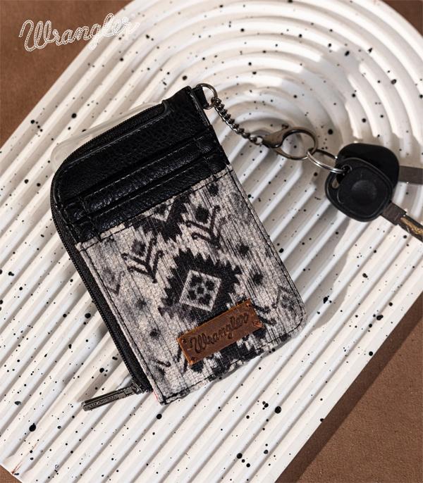 Wrangler Southwestern Zip Card Case