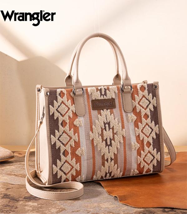 Wrangler Sherpa Aztec Tote Bag