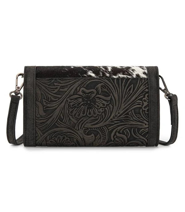 Wrangler Cowhide Wallet Crossbody Bag