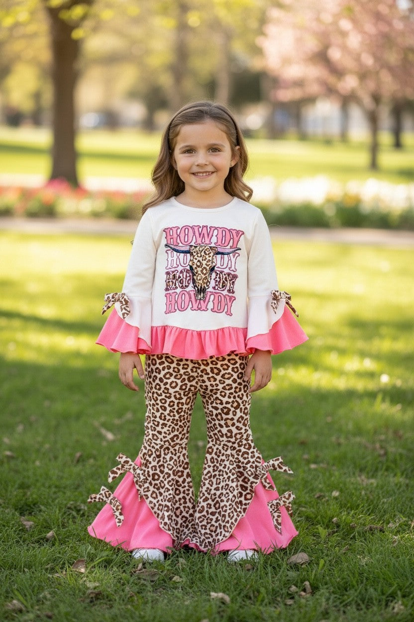 Howdy Darlin' Chettah Skull Set