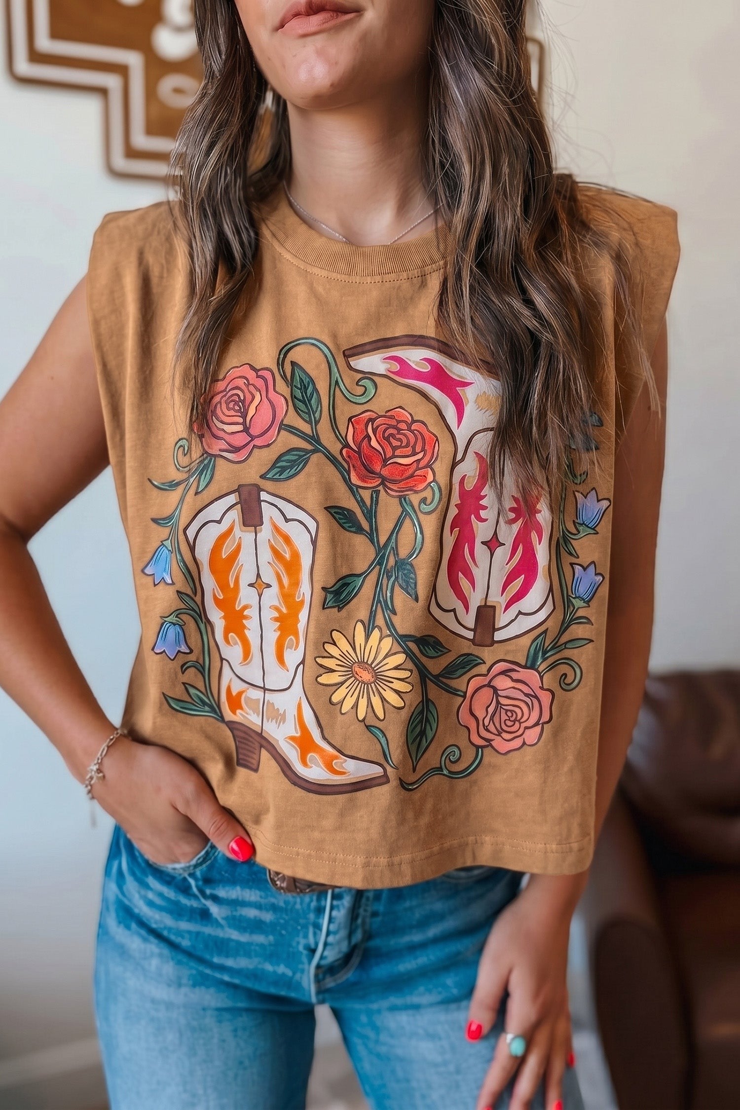Desert Bloom Western Tank