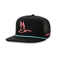 Roost Black w/ Pink Duck Canvas Rope Hat