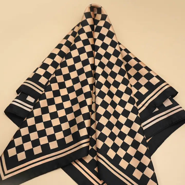 Boot Scootin' Checkered Wild Rag