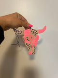 Pink Leopard Print Freshie