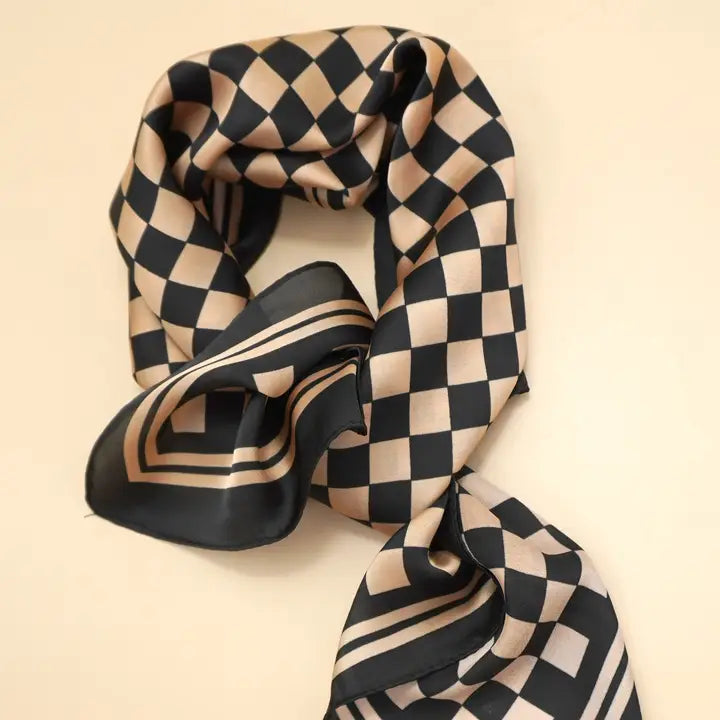 Boot Scootin' Checkered Wild Rag