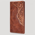 Floral Tooled Leather Rodeo Wallet