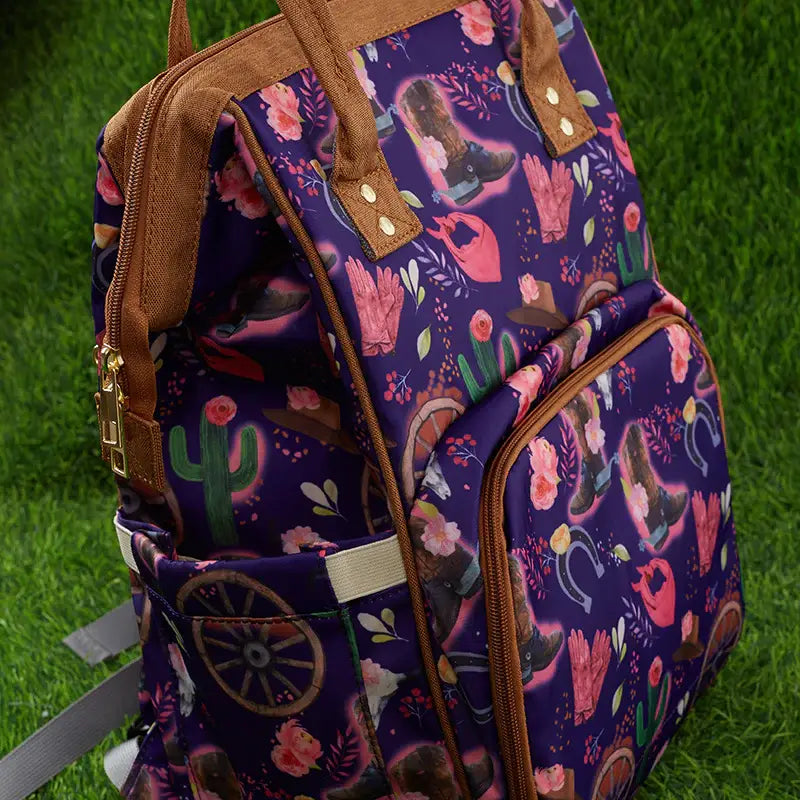 Cactus Cowgirl Diaper Bag