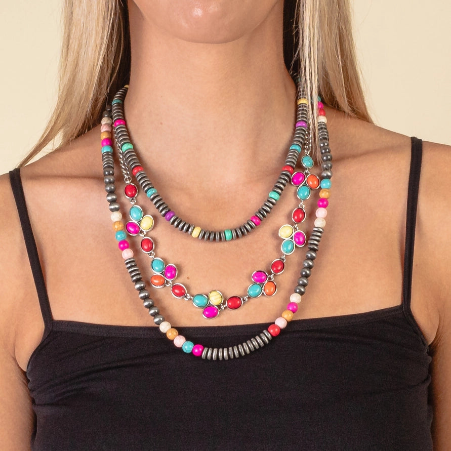 Rodeo After Dark Layered Necklace Set