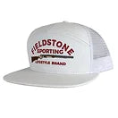White 7 Panel Shotgun Logo Hat