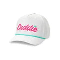 White + Pink Caddie Rope Hat
