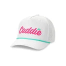 White + Pink Caddie Rope Hat