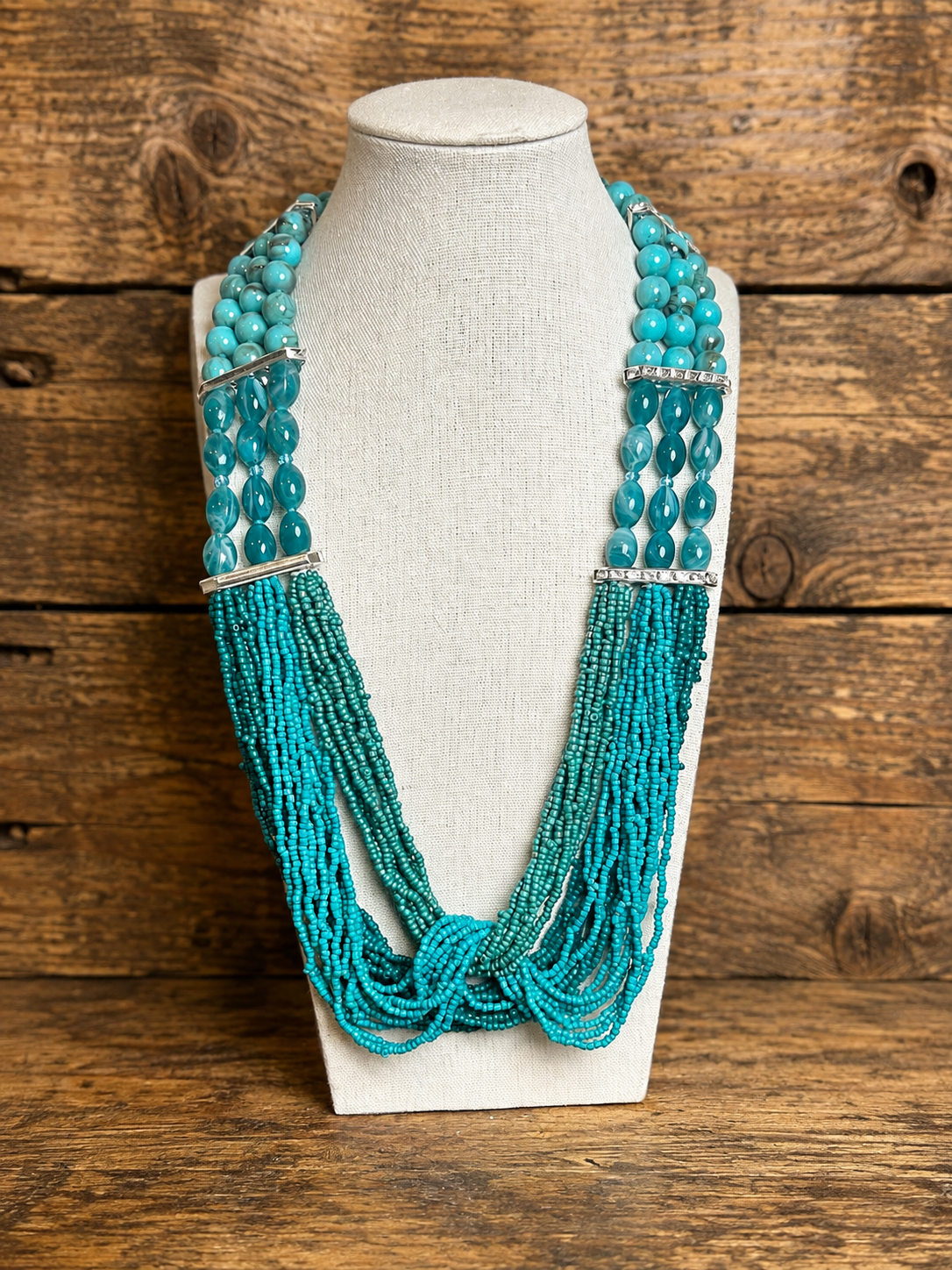 Seed Beads Iconic Layered Necklace Set