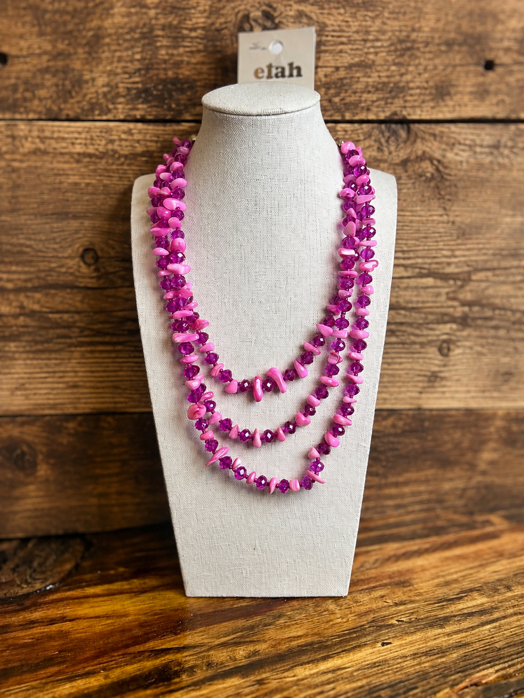 Abalone Chips Mix Beads Layer Necklace