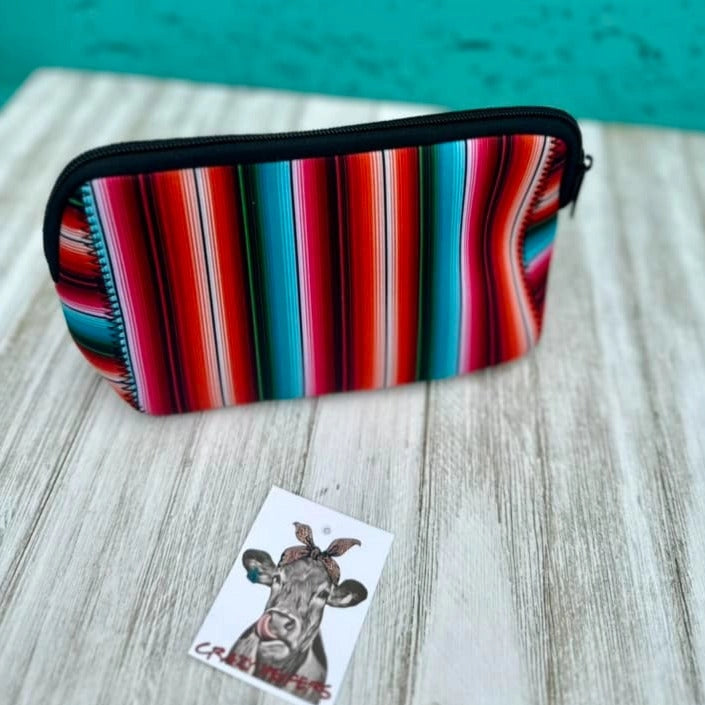 Western Neoprene Makeup Bags