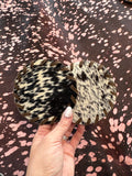 Cowhide Coaster Set