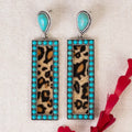 Turquoise Trouble Leopard Drops