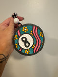 Floral 8 Ball Freshie