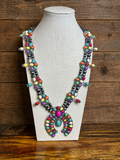 Squash Blossom Statement Western Necklace Set