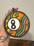 Funky 8 Ball Freshie