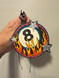 Flamin’ 8 Ball Freshie