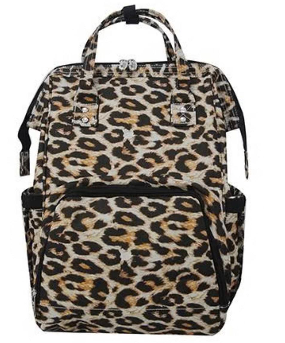 Leopard Diaper Bag