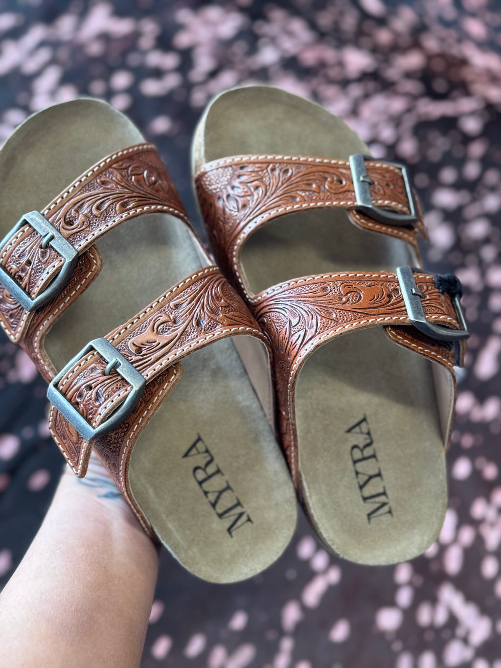 Myra Leather Sandals