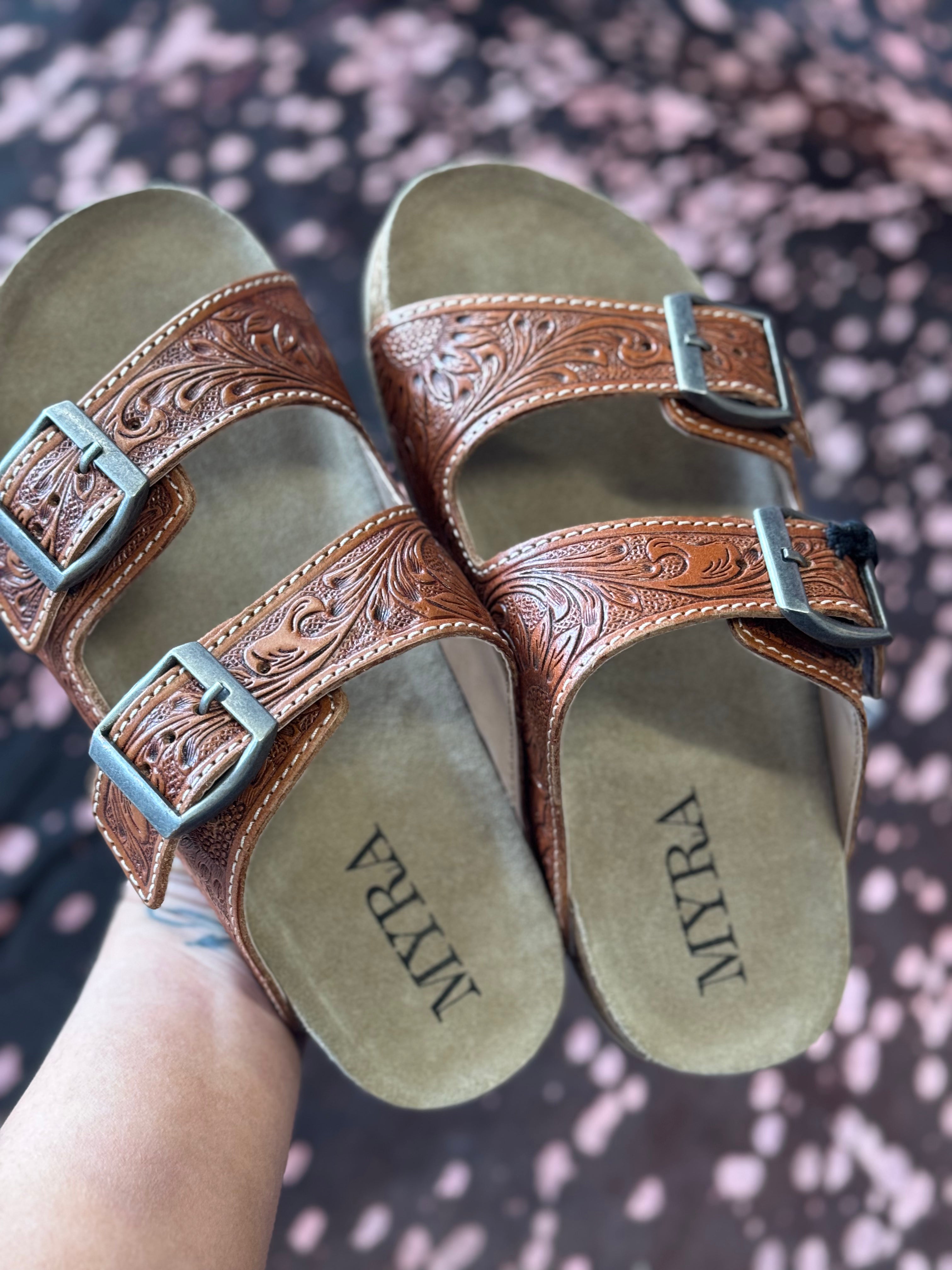 Myra Leather Sandals