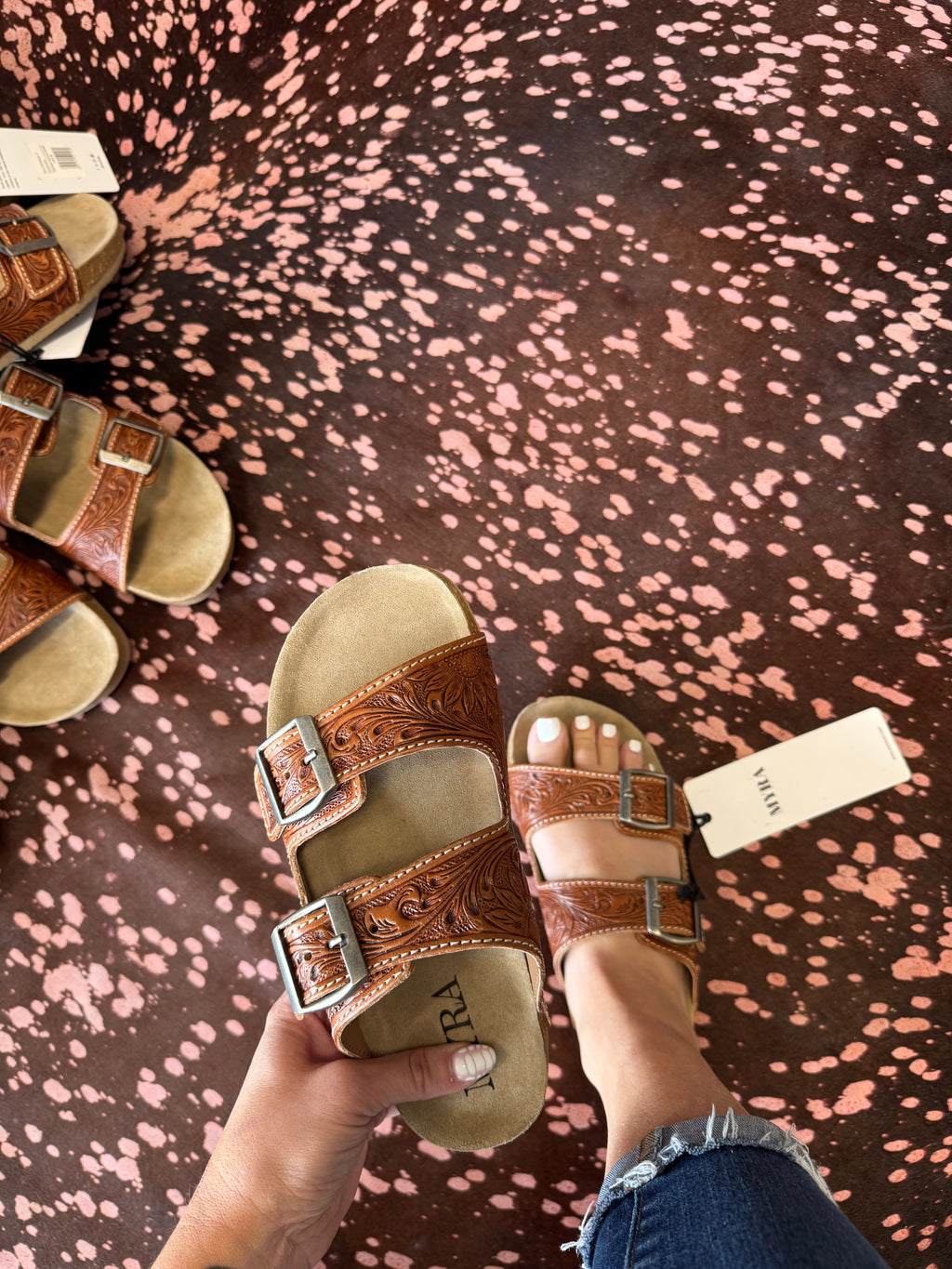 Myra Leather Sandals