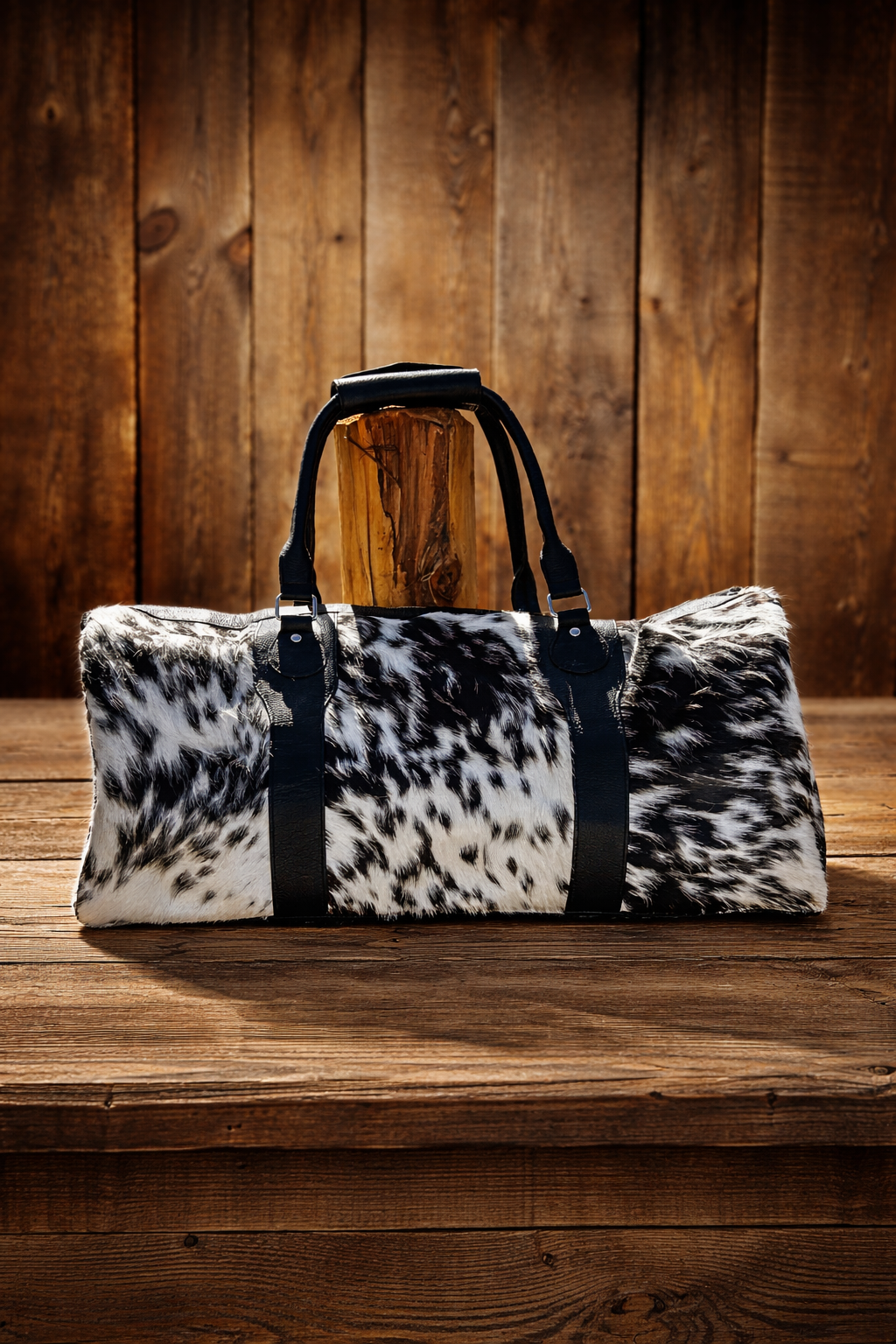 Cowhide Duffle