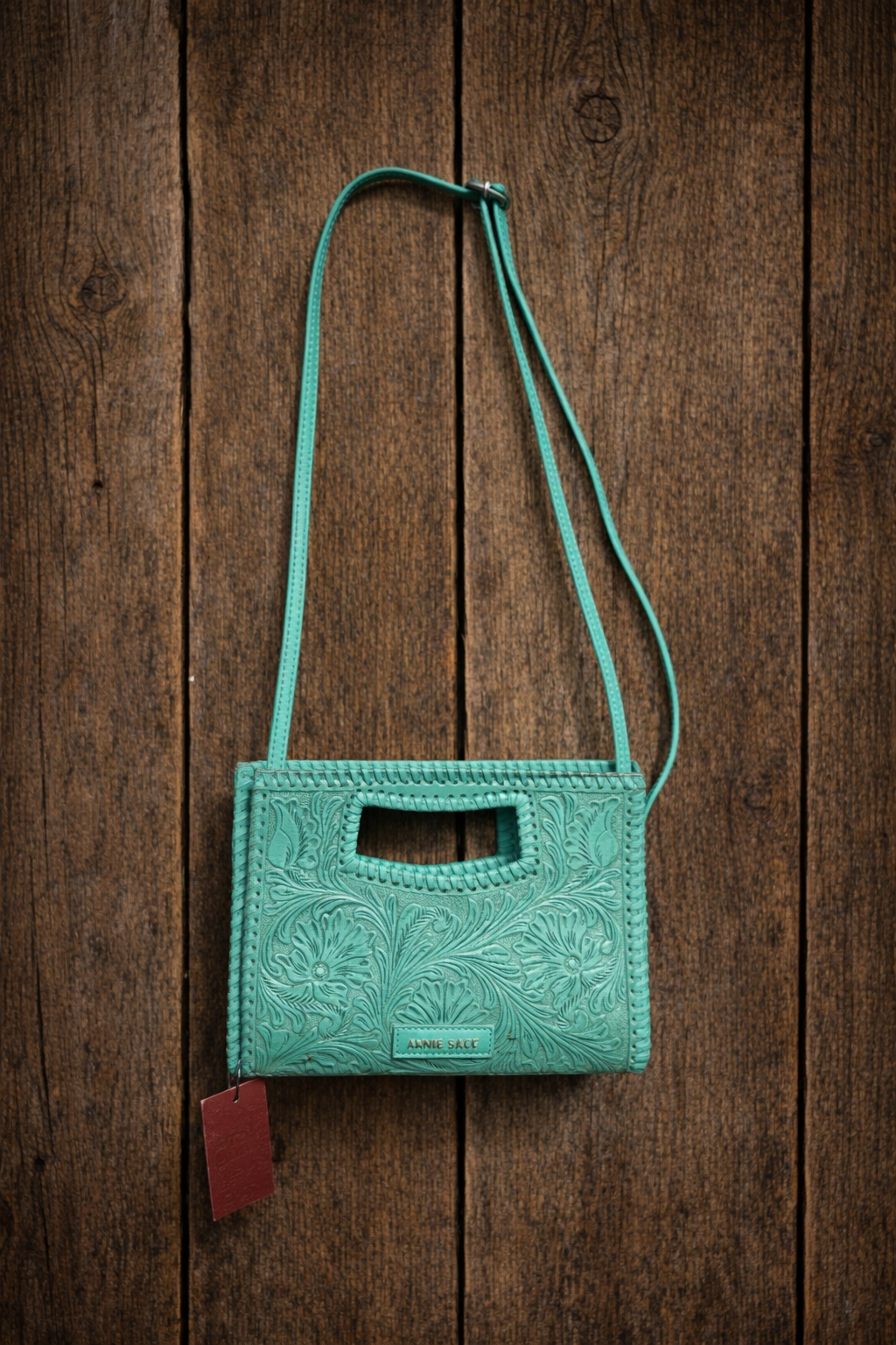 Loyal West Turquoise Hand-Tooled Purse
