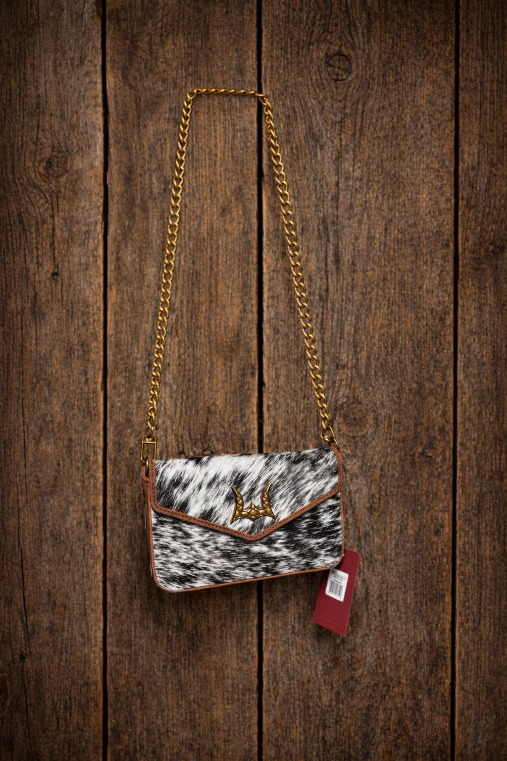 Loyal West Cowhide Chain Bag