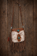 Loyal West Tassle Bag in Roan Cowhide