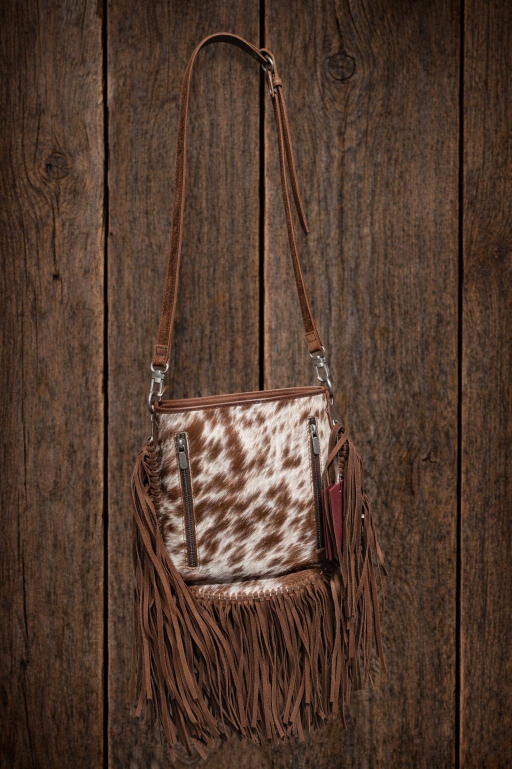 Loyal West Tassle Bag in Roan Cowhide