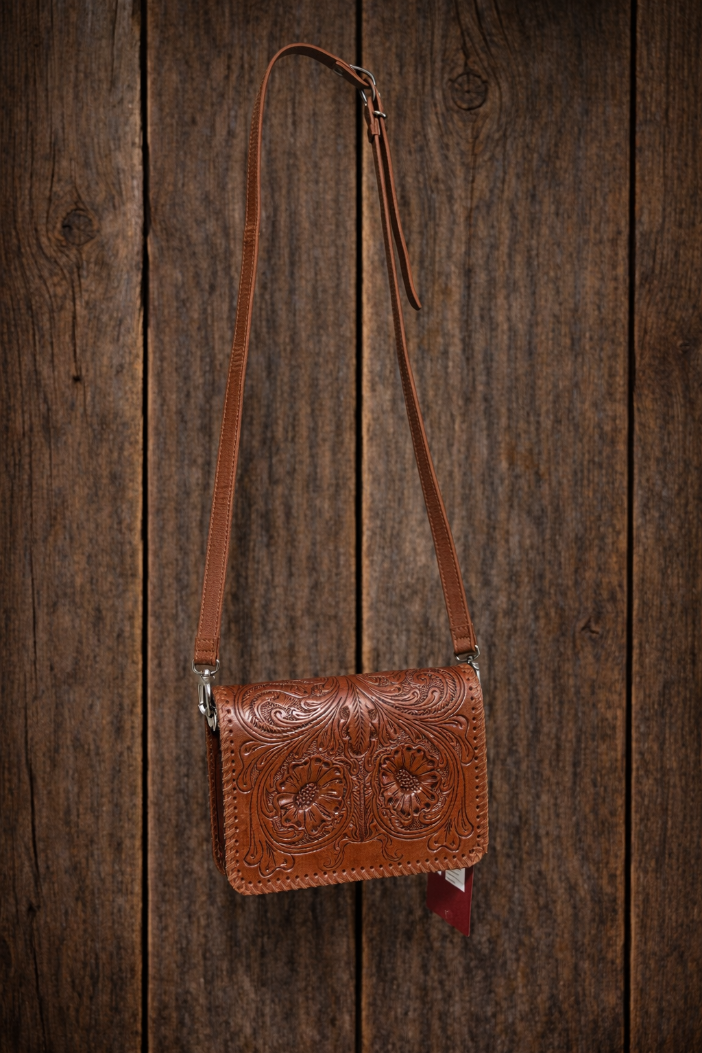 Loyal West Leather Turquoise Purse