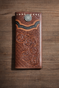 Myra Tooled Leather Men’s Wallet