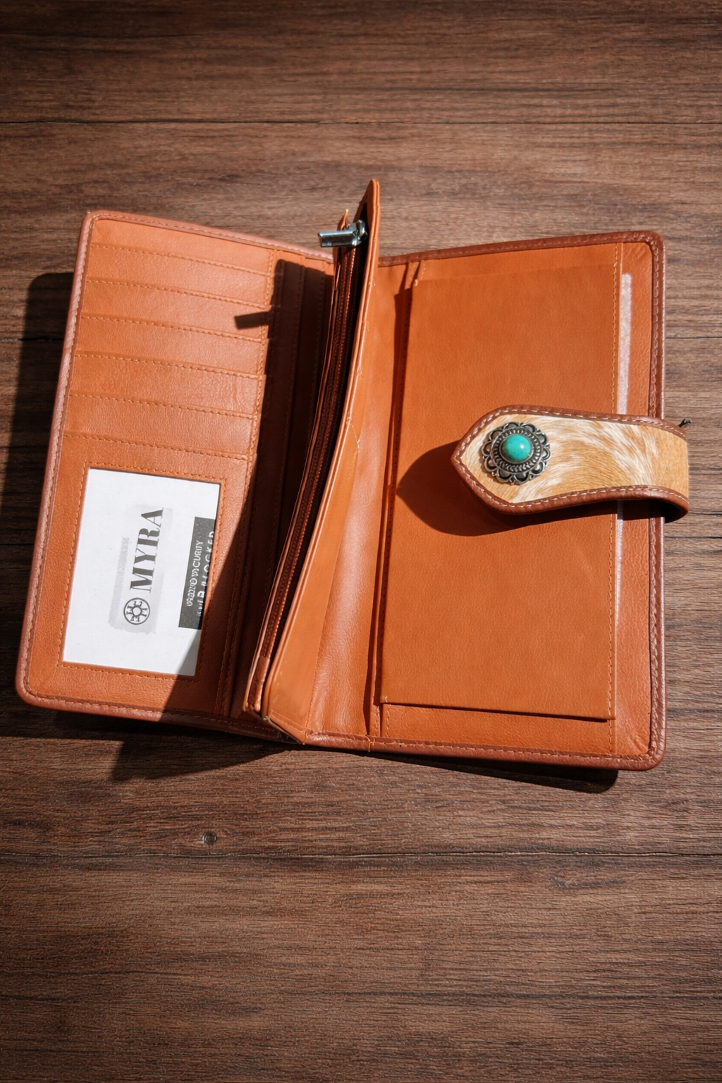 Myra Roscoe Ridge Hand Tooled Women’s Wallet