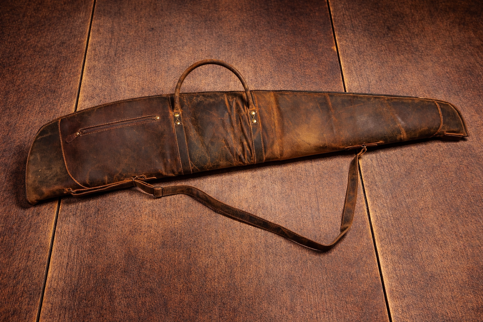 Myra Genuine Leather Rifle Case