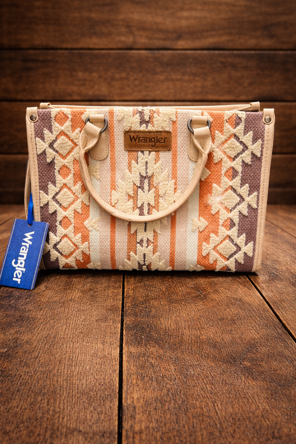 Wrangler Sherpa Aztec Tote Bag