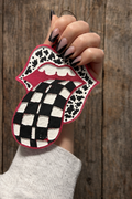 Pink Checkered Rocker Freshie