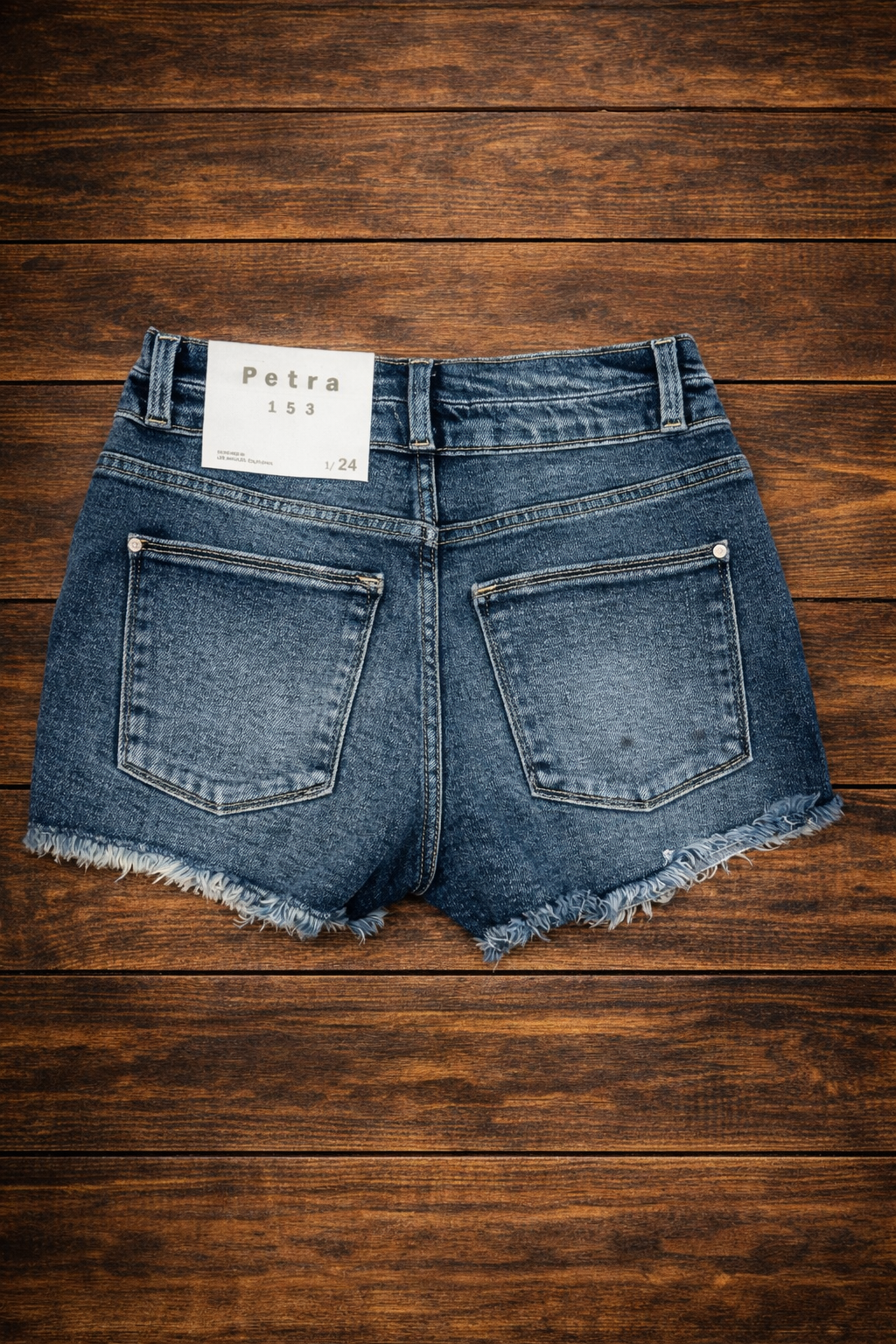Petra Distressed Denim Shorts