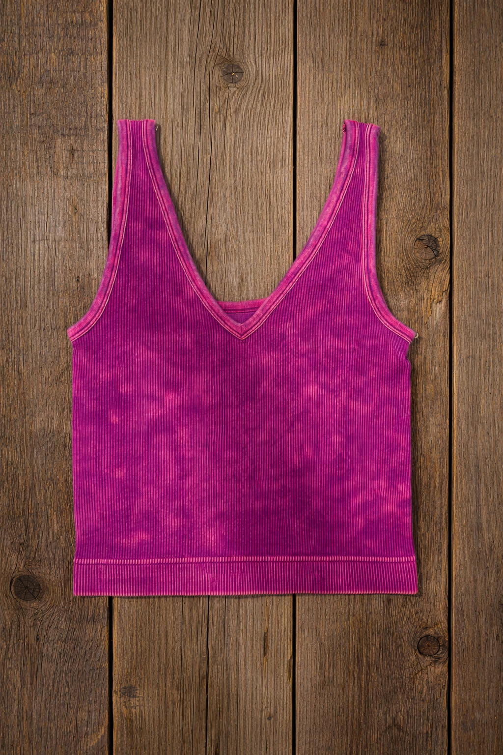 Racerback Ribbed Crop Tank