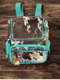Turquoise Trail Cowhide Backpack