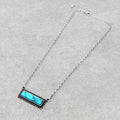 Turquoise Bar Necklace