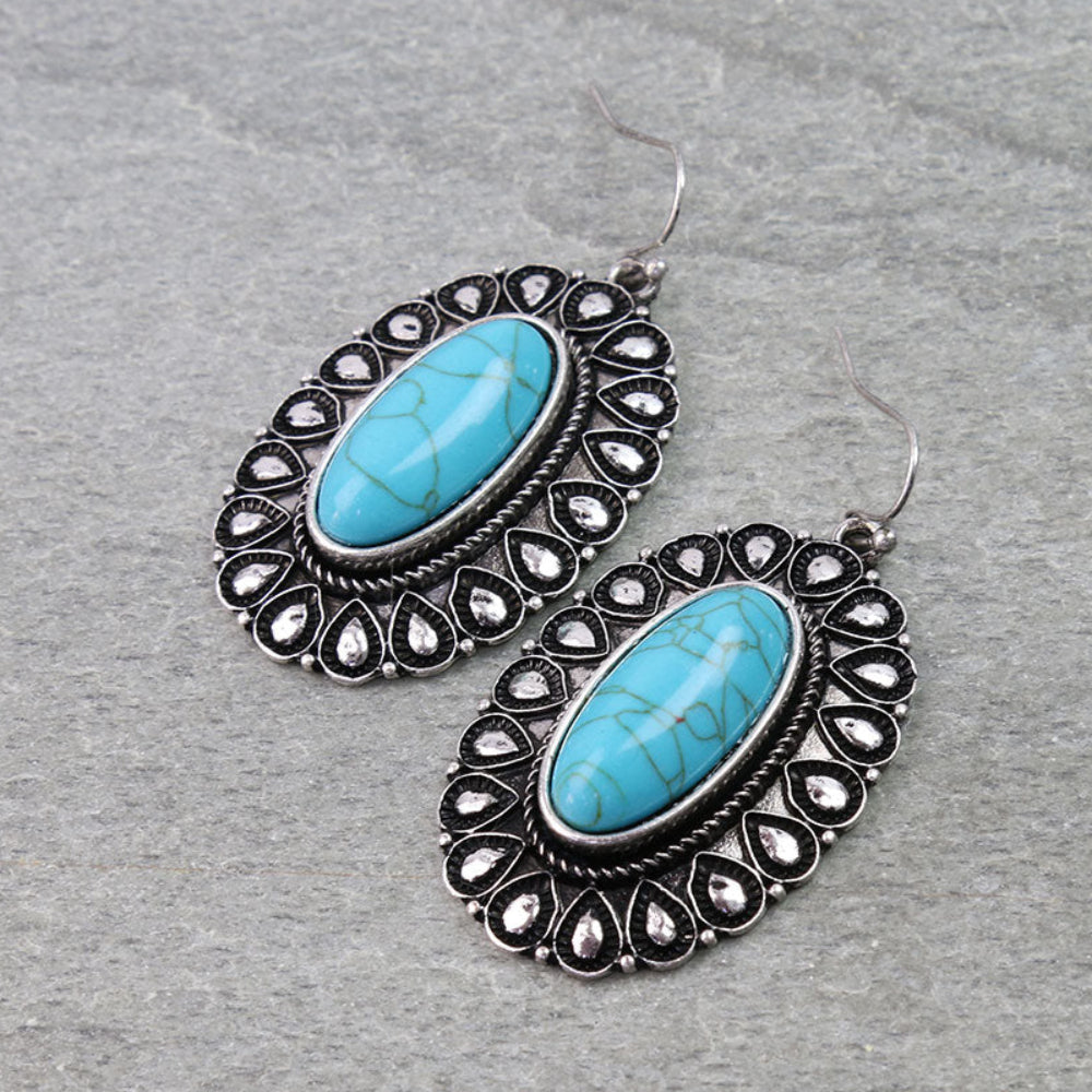 Concho Dangle Earrings
