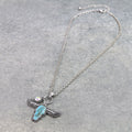 Steer Head Stone Necklace